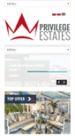 Mobile Screenshot of privilege-estates.com